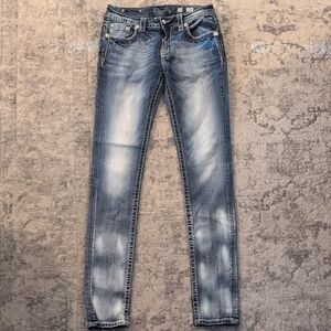 Miss Me Dark Blue Denim Jeans